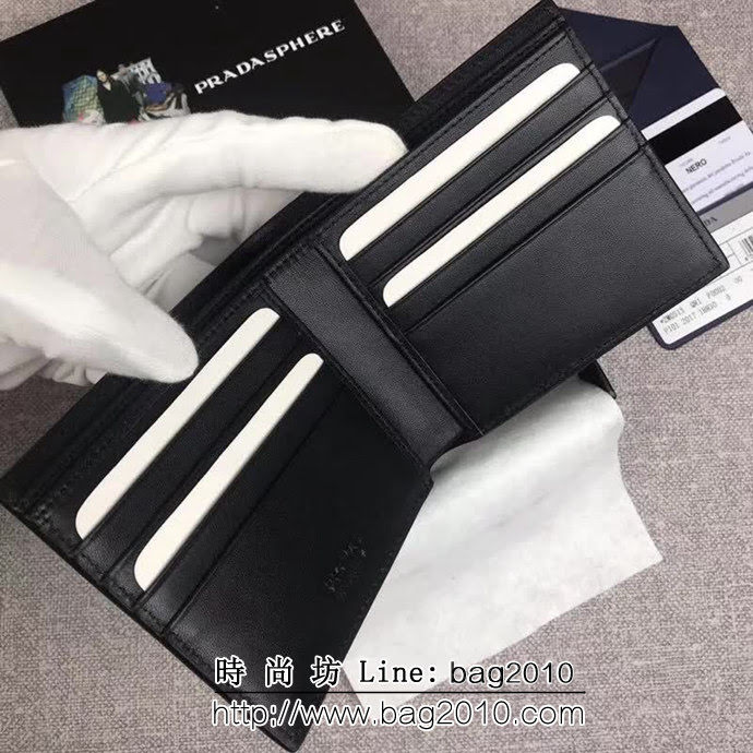 PRADA普拉達 官網同步 2018最新漫畫印象系列 男士卡片夾 2M0513 DD1448